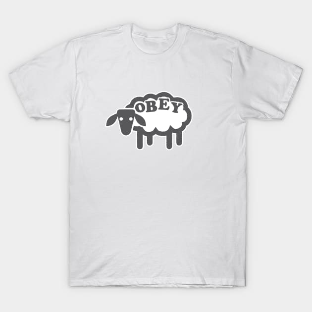 Obey Sheep T-Shirt by SteveGrime